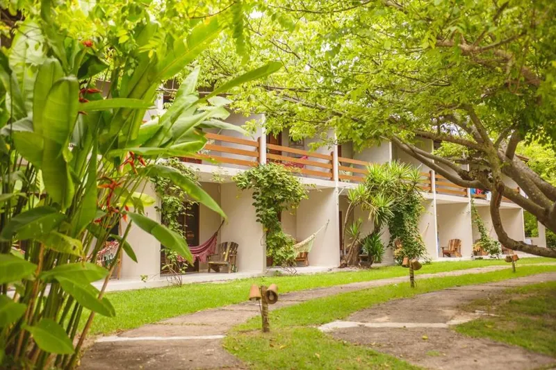 Fachada da pousada