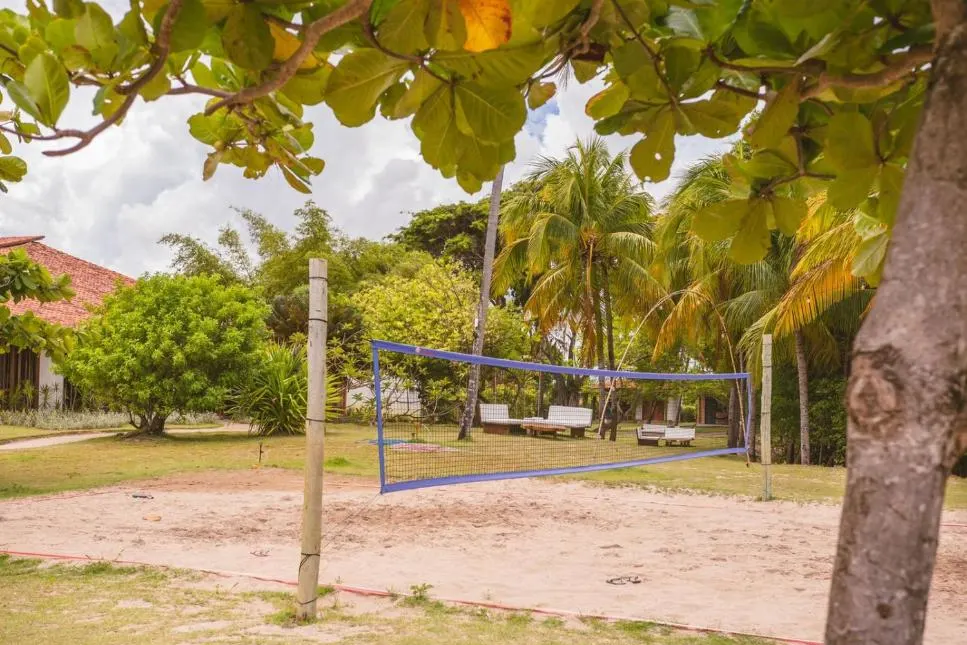 Área de lazer da pousada
