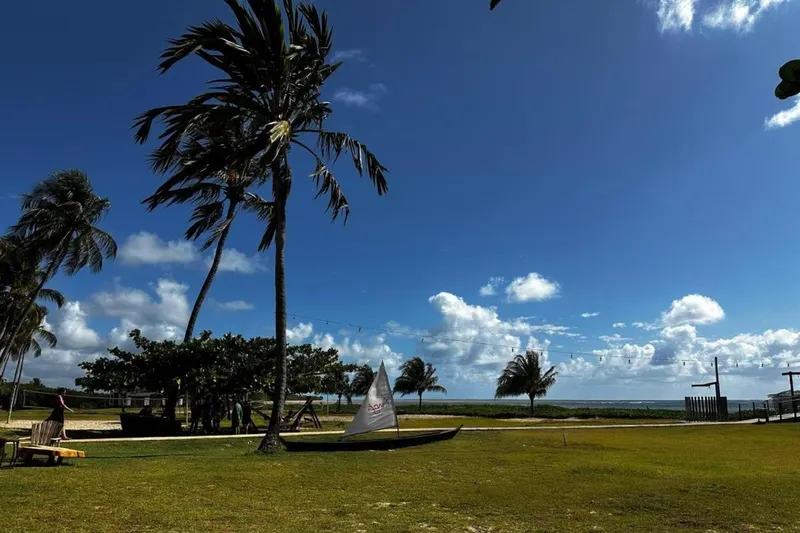 Vista da pousada