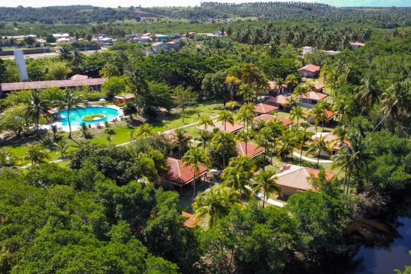 Vista da pousada