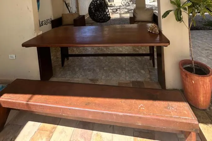 Área comum da pousada