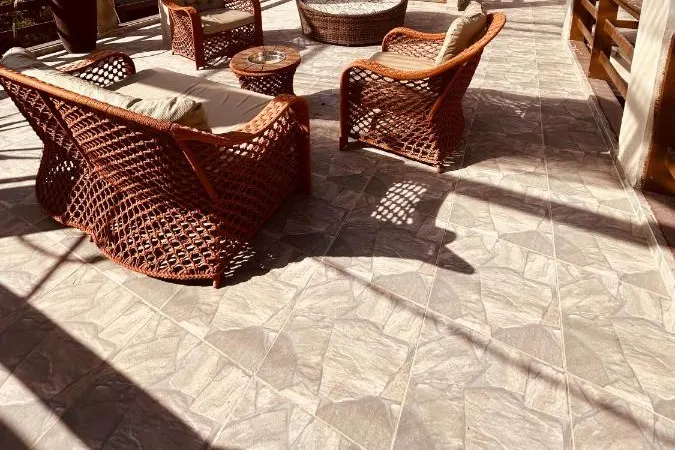 Café da manhã e refeições da pousada