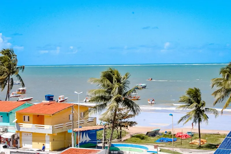 Vista da pousada