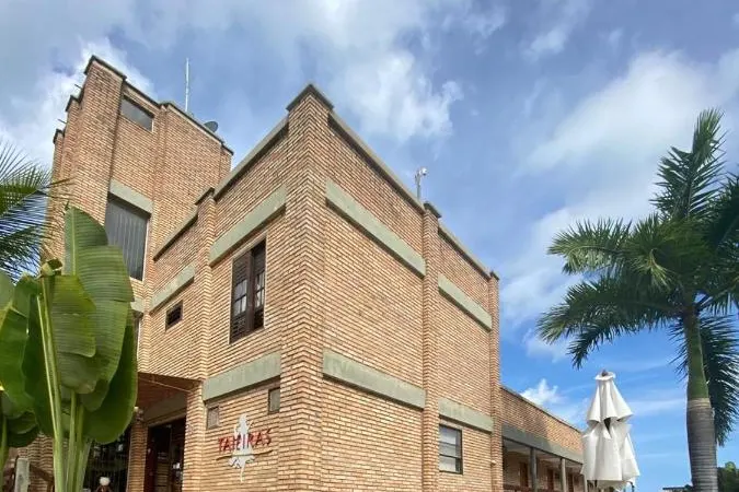 Fachada da pousada