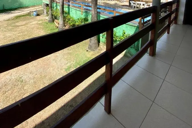 Vista da pousada