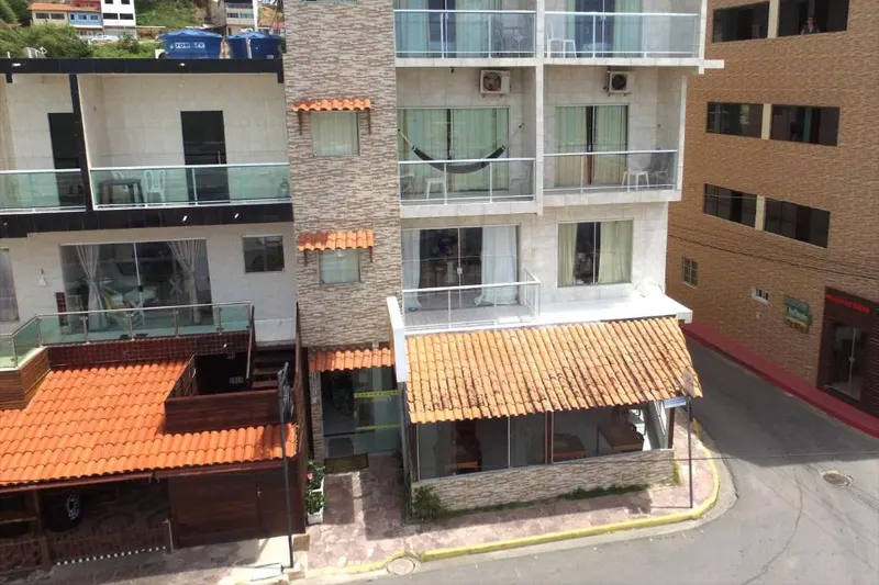 Vista da pousada