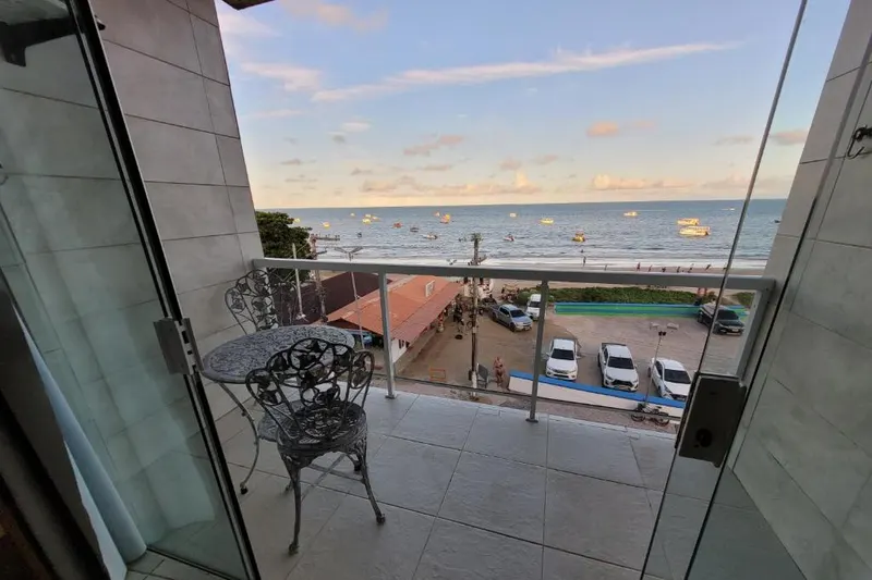 Vista da pousada