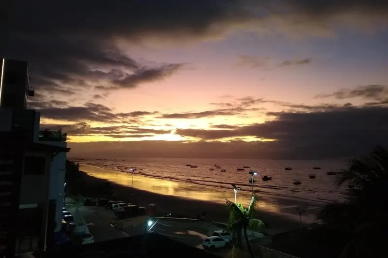Vista da pousada