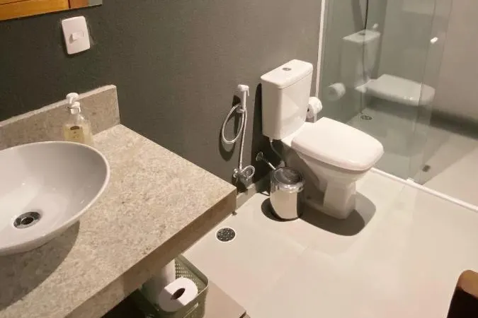 Banheiro da pousada