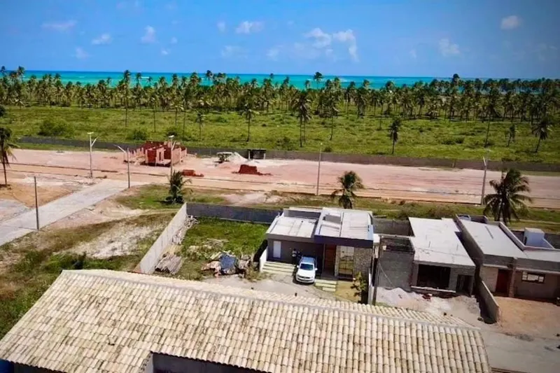 Vista da pousada