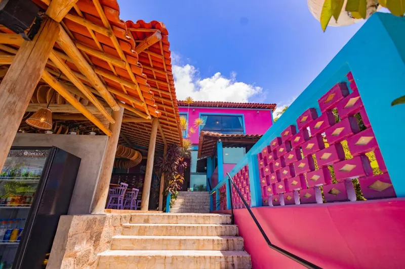 Fachada da pousada