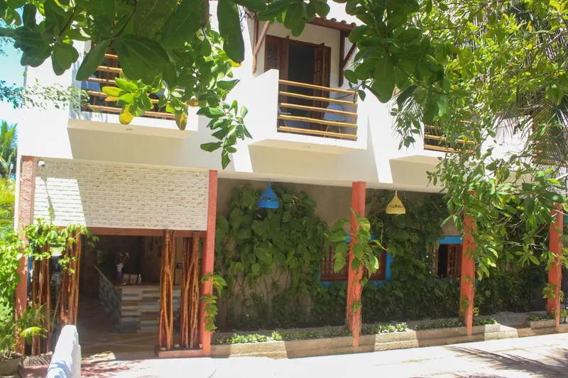 Fachada da pousada