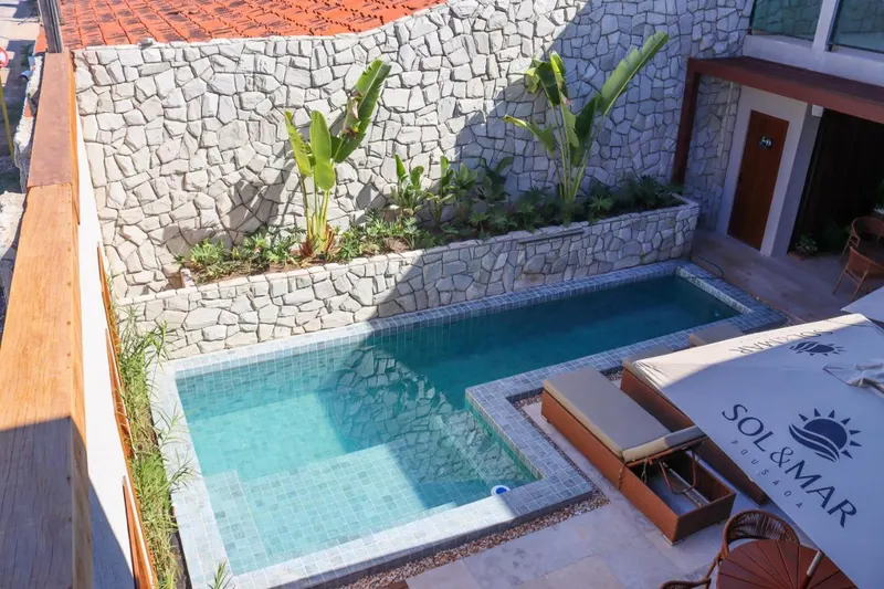 Piscina da pousada