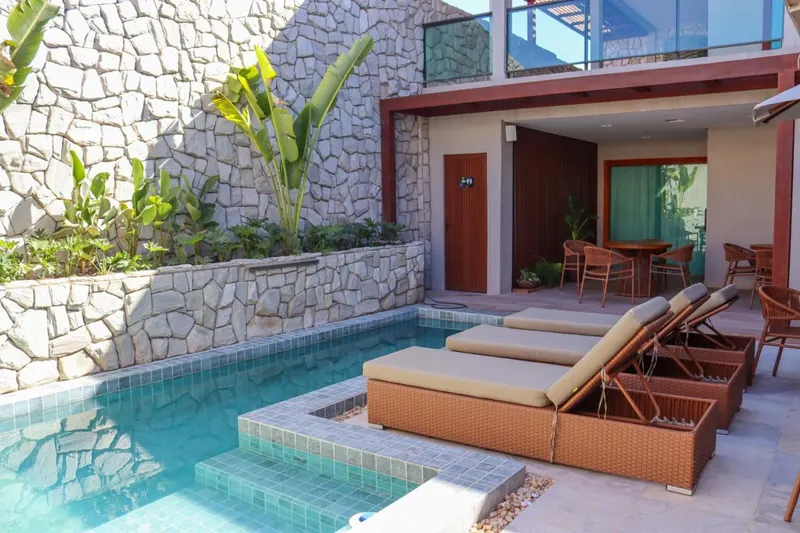 Piscina da pousada