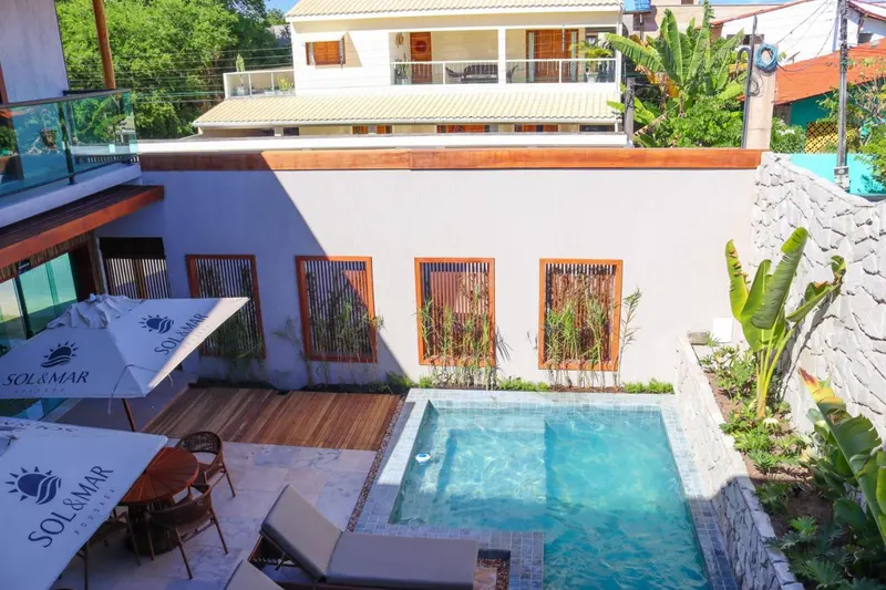 Piscina da pousada