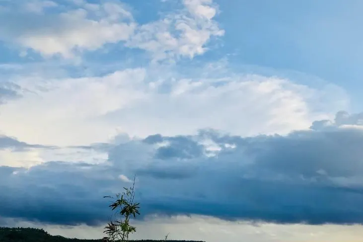 Vista da pousada