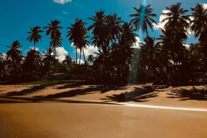 Vista da pousada