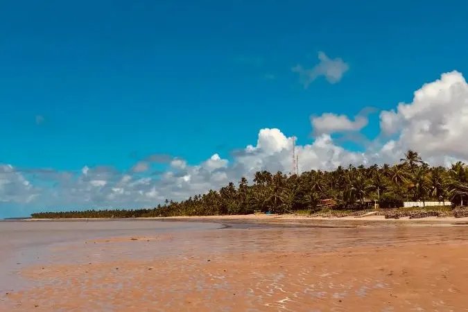 Vista da pousada