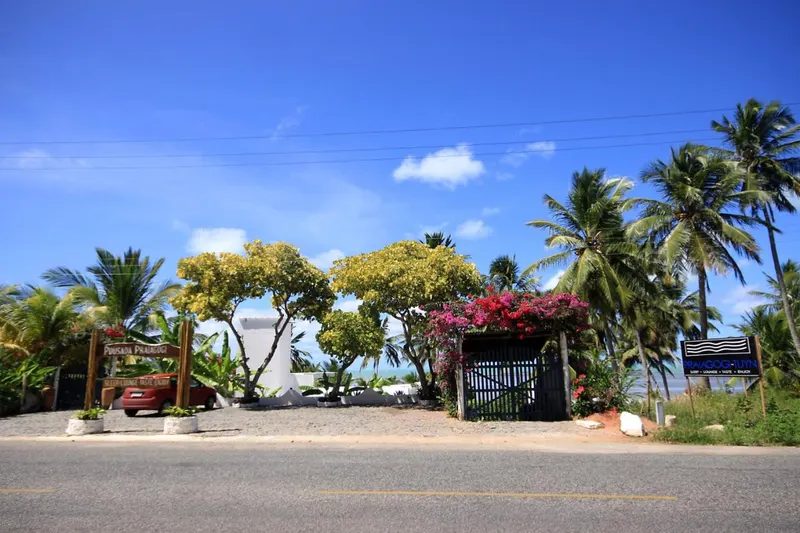 Fachada da pousada