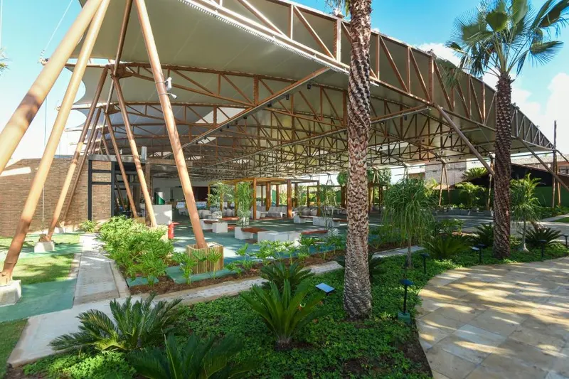 Fachada do resort