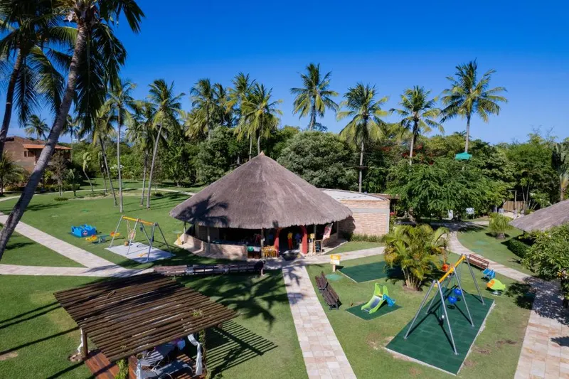 Área de lazer do resort