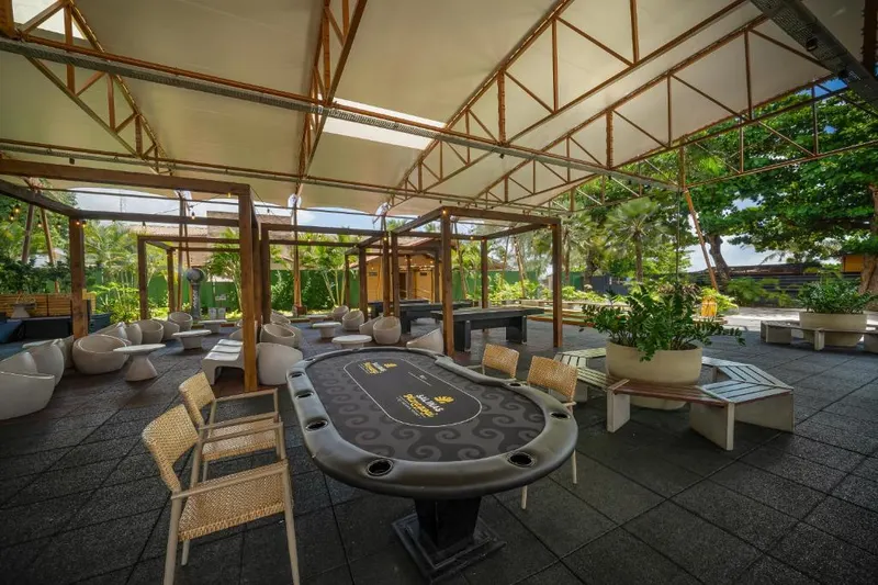 Café da manhã e refeições do resort
