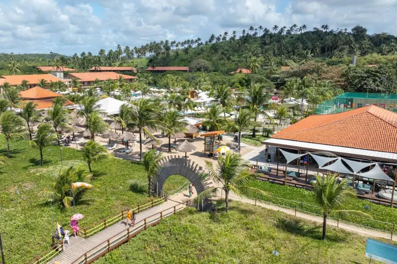 Vista do resort