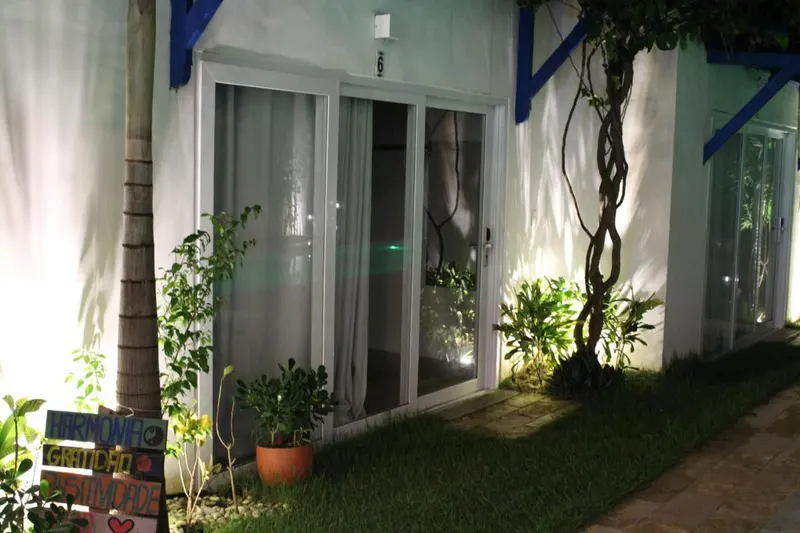 Fachada da pousada