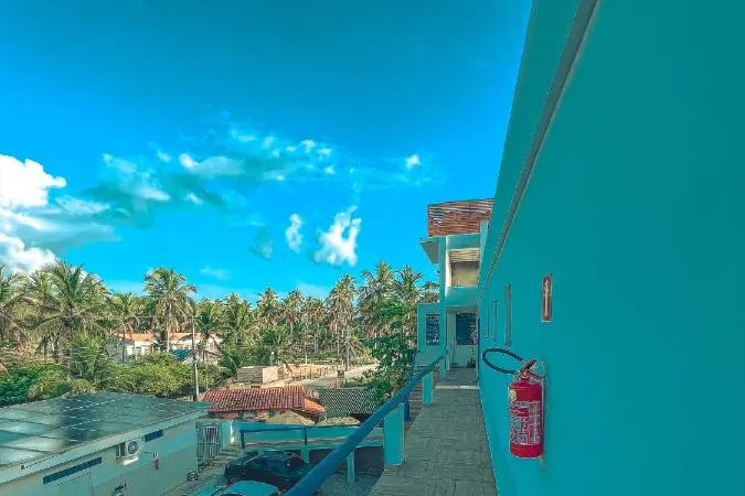 Vista da pousada